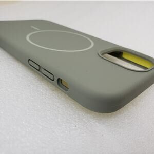 MIRACASE Liquid Silicone Magnetic Case for iPhone 12 Pro Green